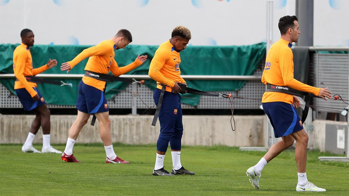 El Barça prepara el partido ante el Betis