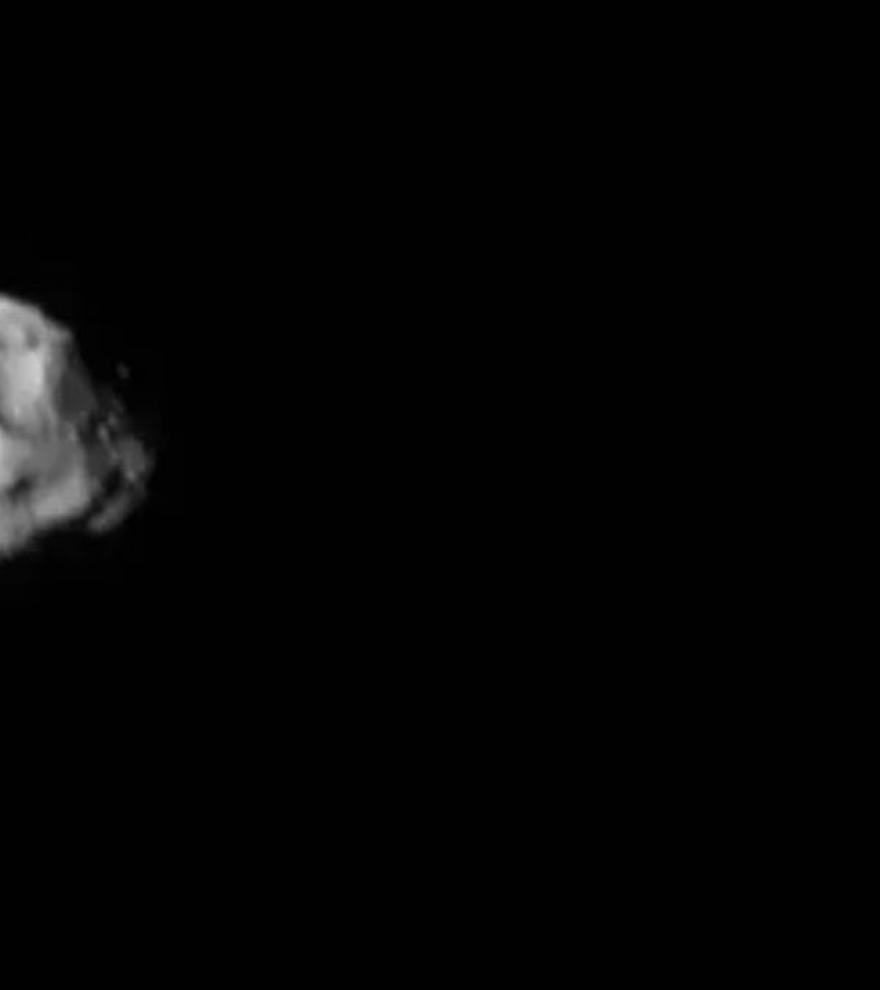 Un asteroide dio a luz a dos pequeñas lunas