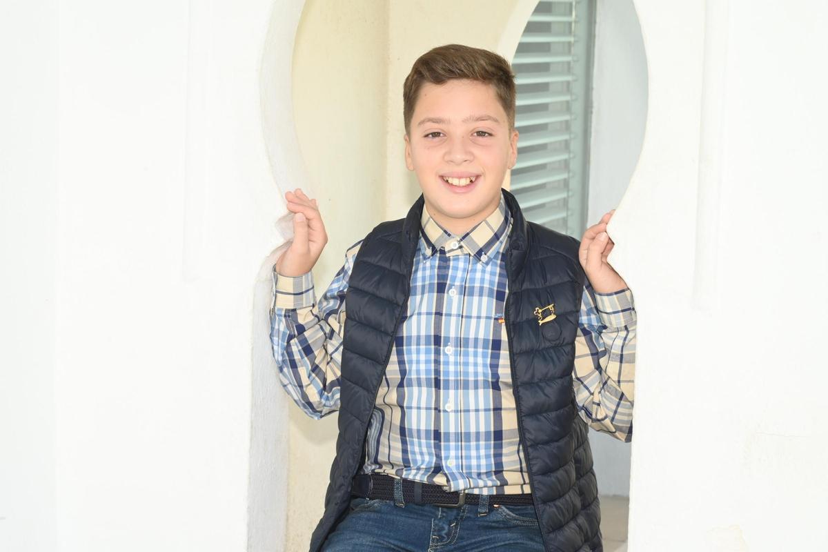 Miguel Ramírez és el president infantil de la gaiata 12 El Grau.