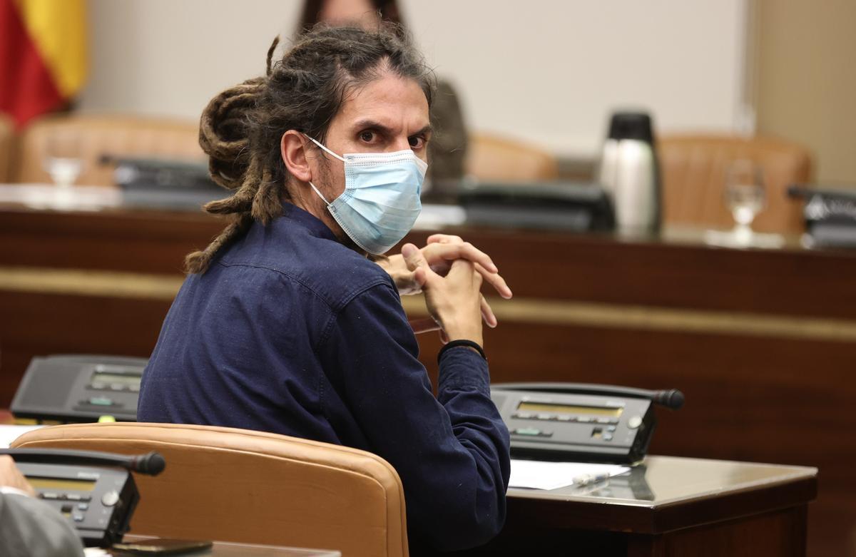 El ex secretario de Organización y ex diputado de Unidas Podemos Alberto Rodríguez.