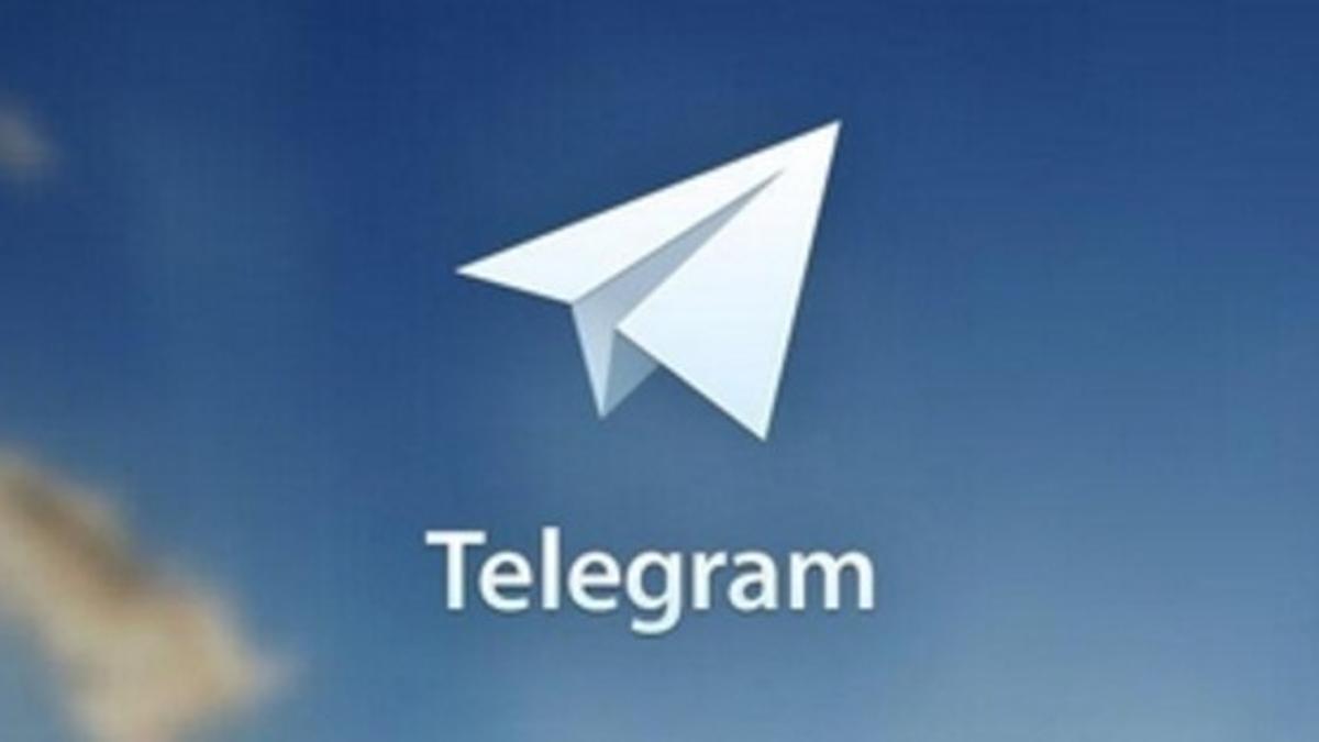 Logo de la aplicación de mensajería isntantánea Telegram.