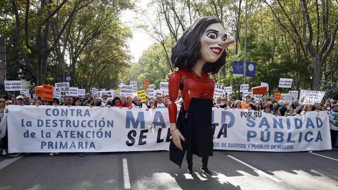 Madrid sale a la calle en favor de la sanidad pública