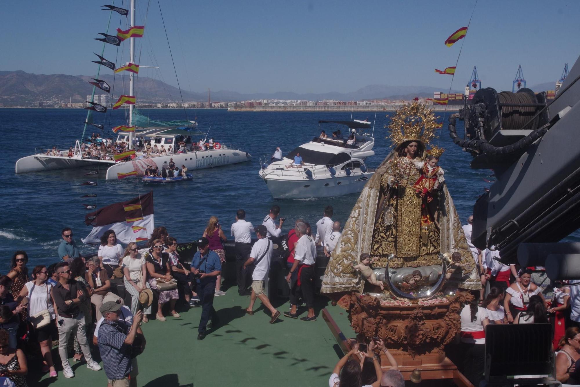 Procesión marítima Carmen de la Virgen del Carmen Coronada de El Perchel