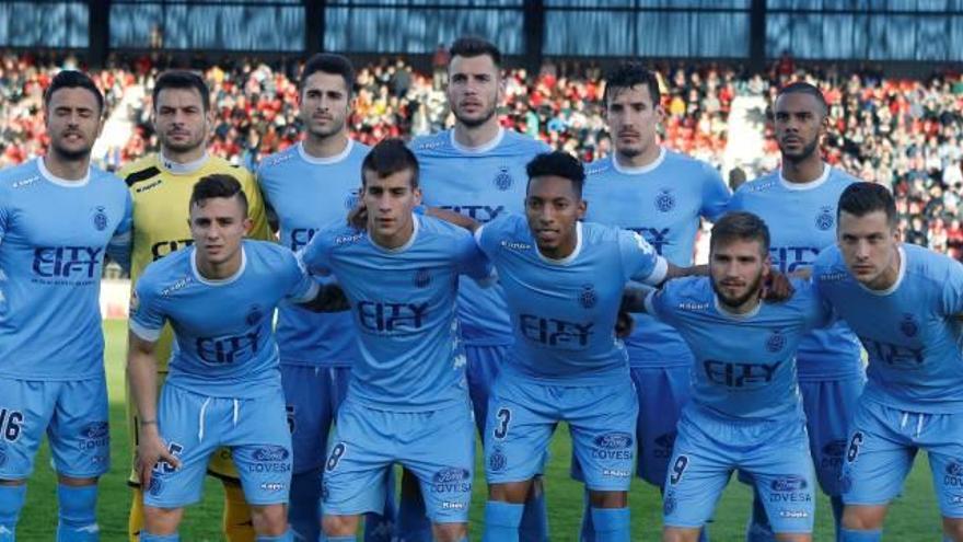 L&#039;equip titular que Pablo Machín va utilitzar dissabte passat al camp del Mirandés.