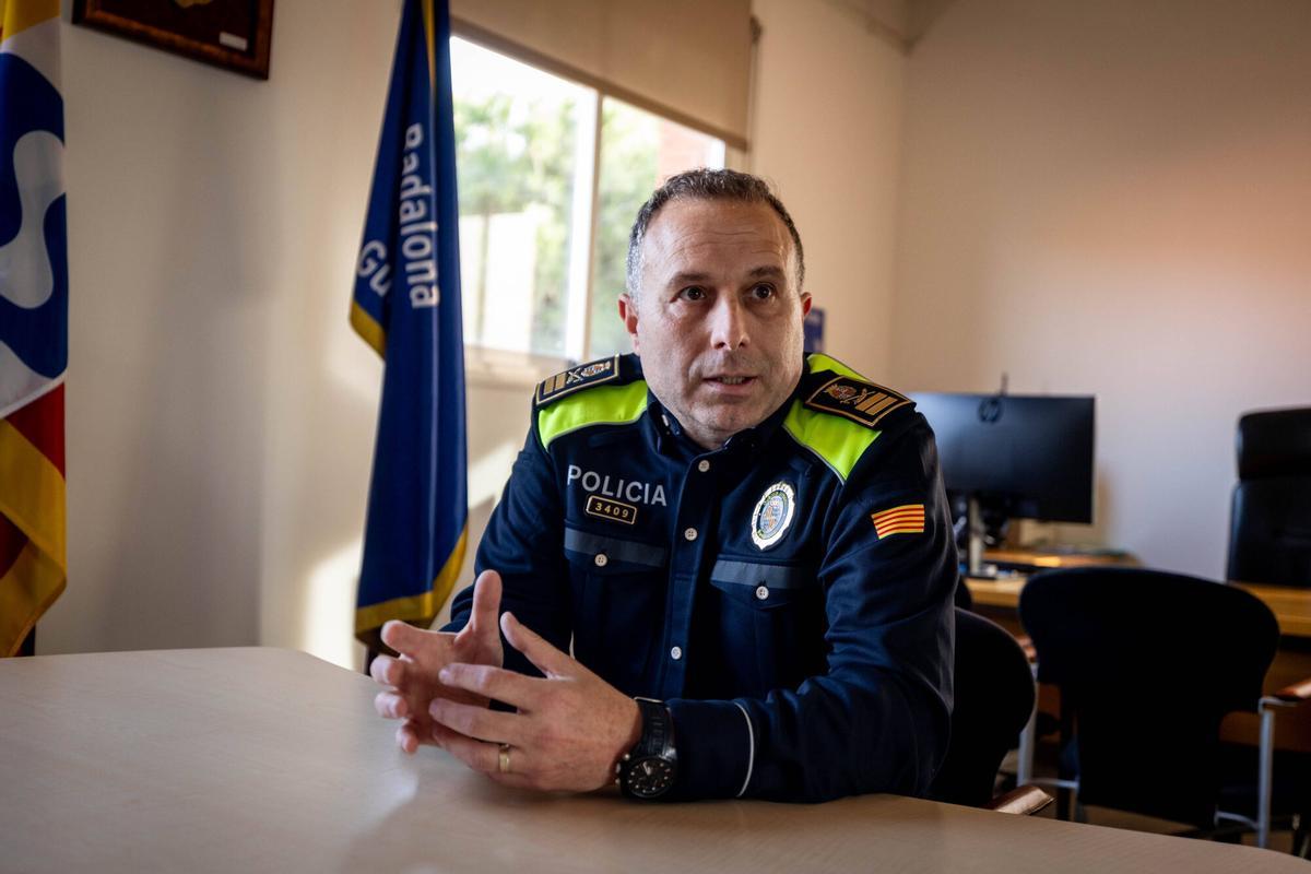 Óscar Parada, nuevo intendente mayor jefe de la Guardia Urbana de Badalona.