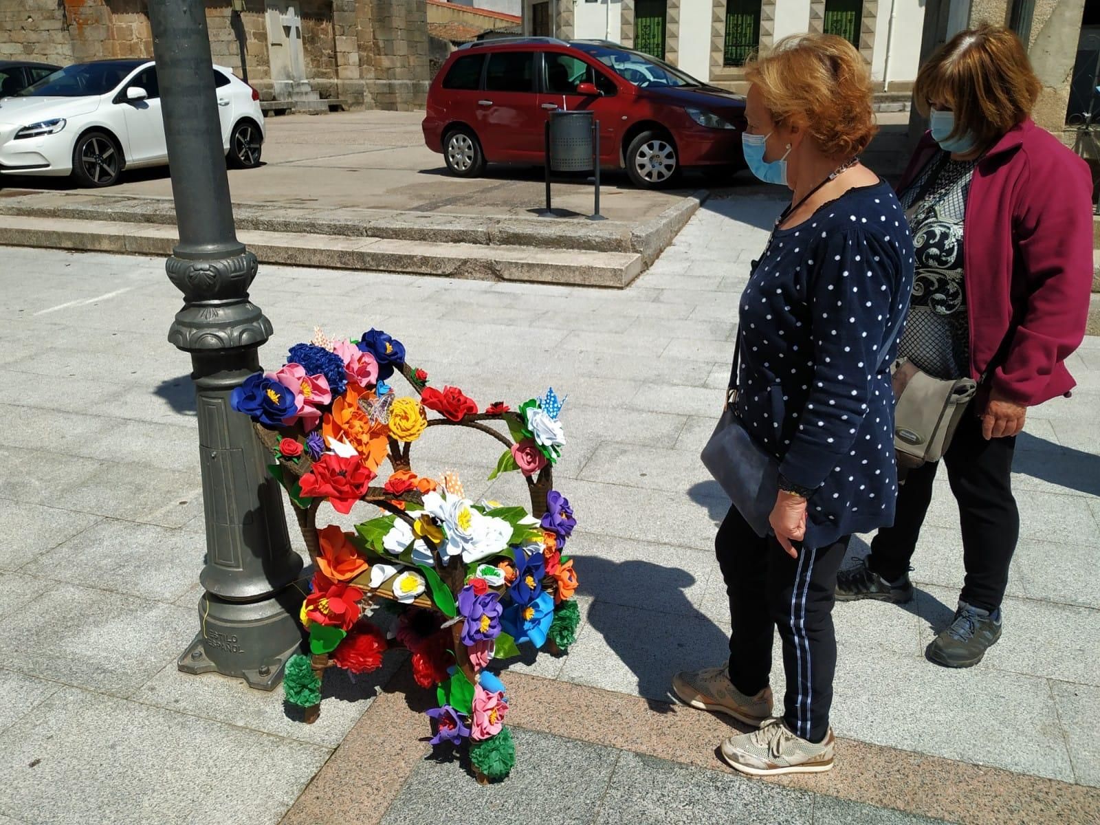 Decoración en la Plaza de Requejo de Bermillo