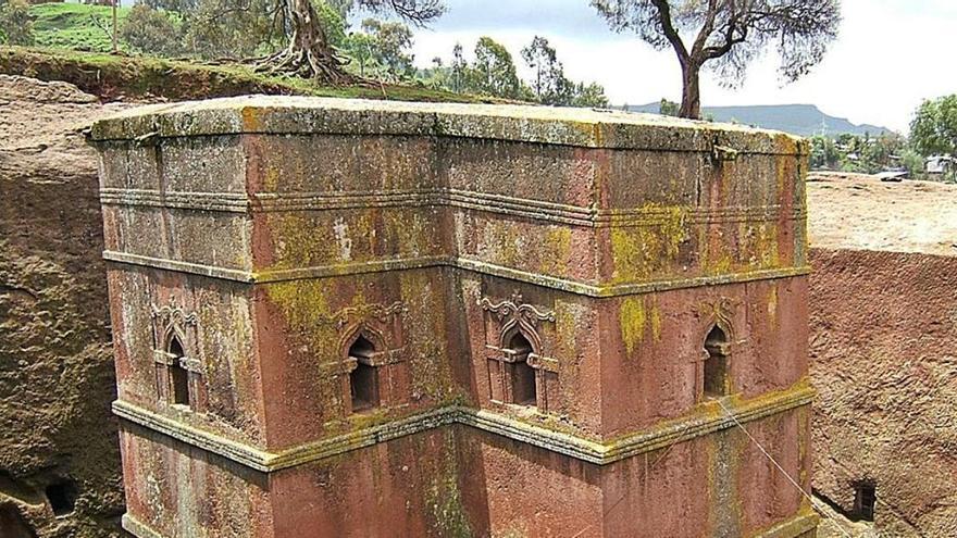 Iglesia de Bet Giyorgis (Lalibela, Etiopía).