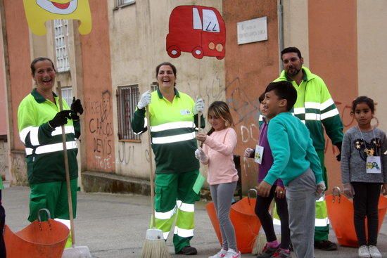 Brigada al barri de Sant Joan de Figueres