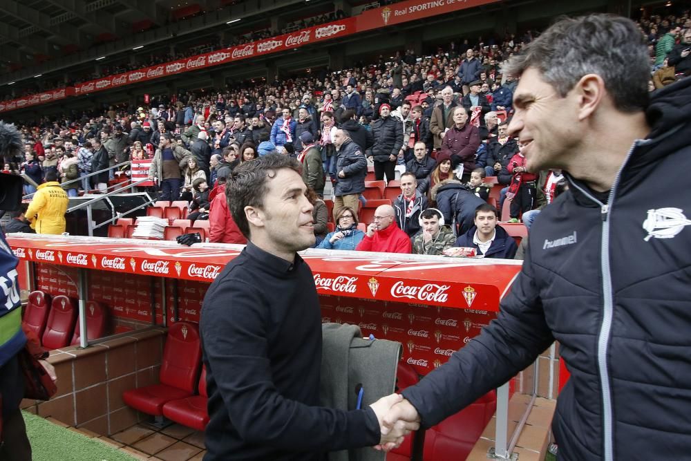 El partido entre el Sporting y el Alavés, en imágenes