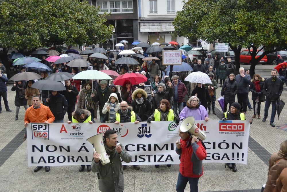 La protesta ya acumula 16 jornadas con más de 8.000 juicios suspendidos y los registros civiles paralizados.