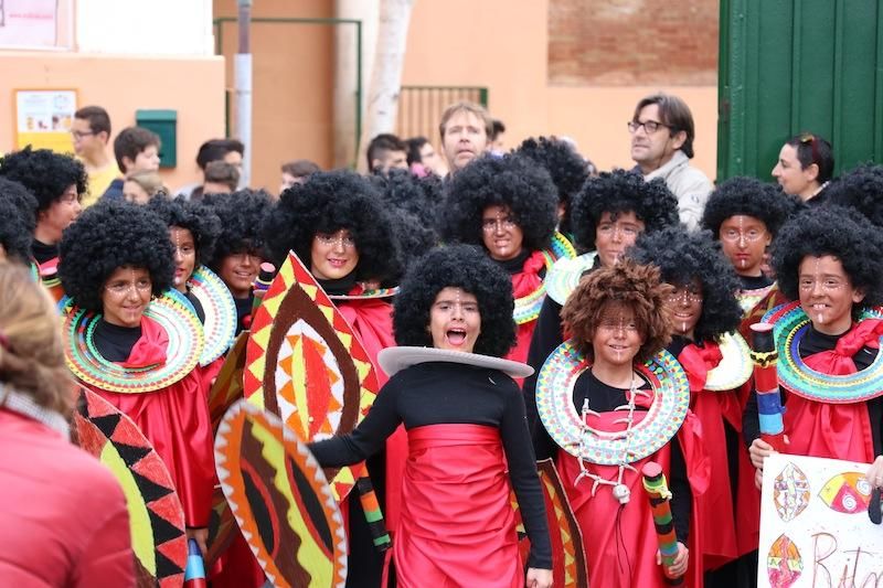 Primeros carnavales en los colegios