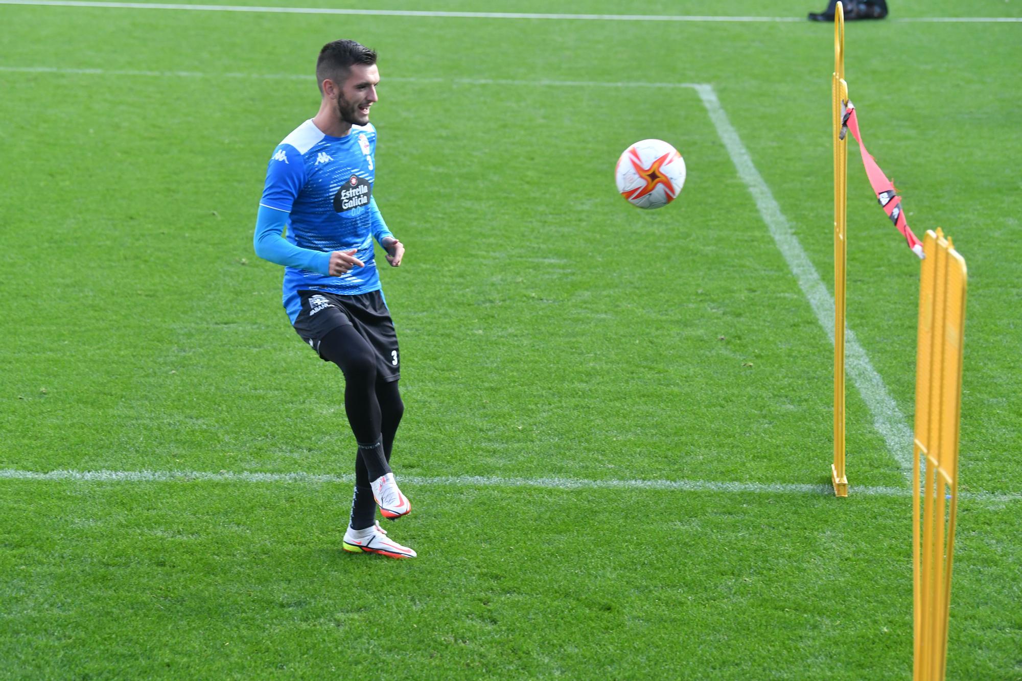 El Dépor prepara en Riazor su visita a Las Gaunas