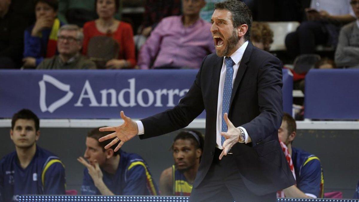 Ibon Navarro, técnico del Andorra