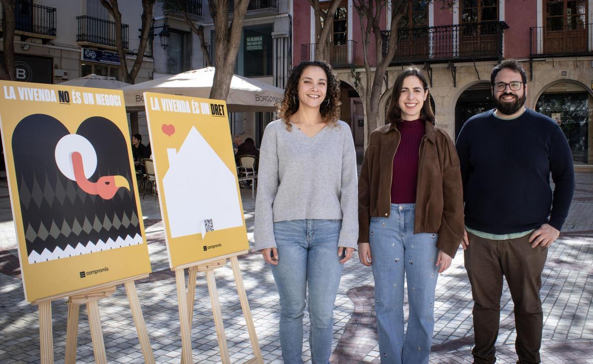 Compromís presenta la campaña “La vivienda no es un negocio, la vivienda es un derecho” contra la crisis habitacional