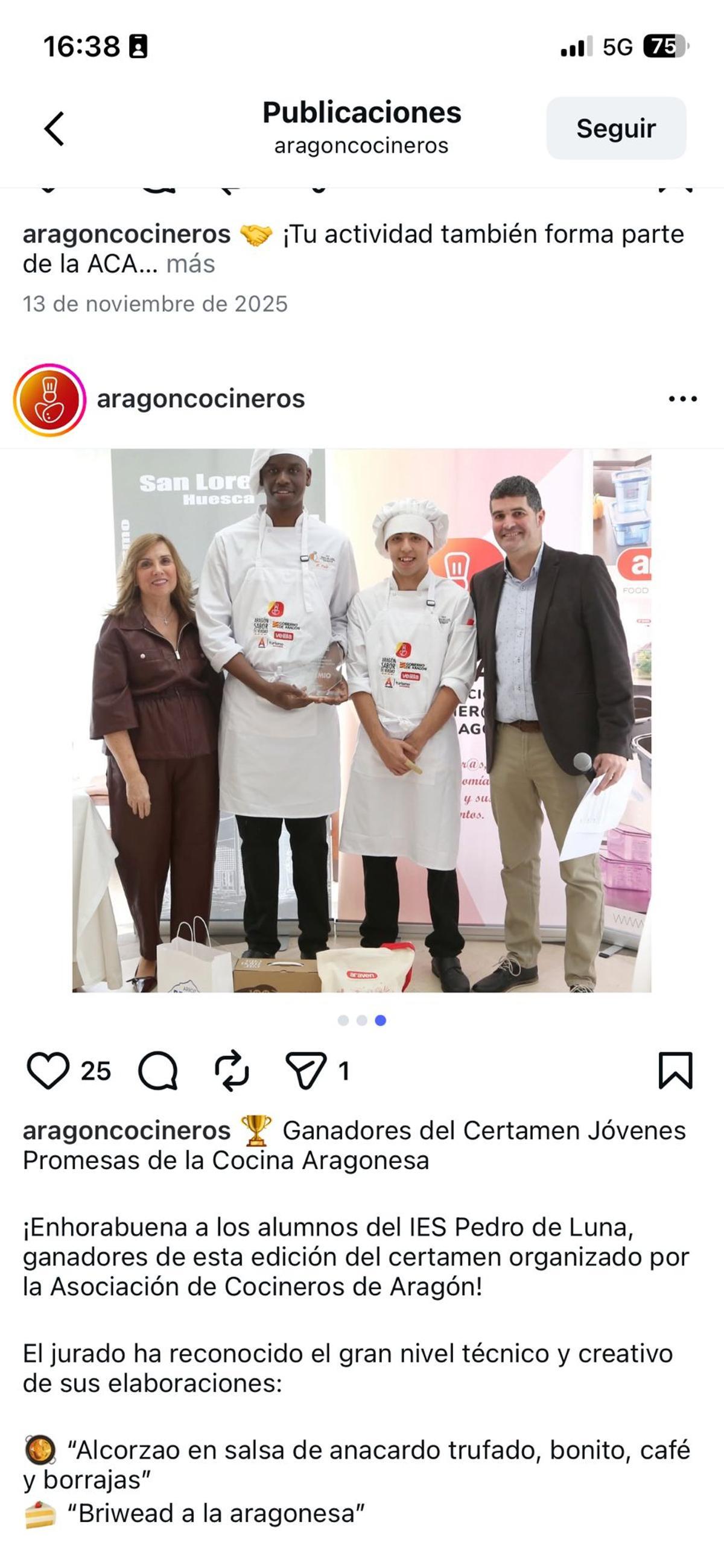 Imagen de los ganadores del concurso