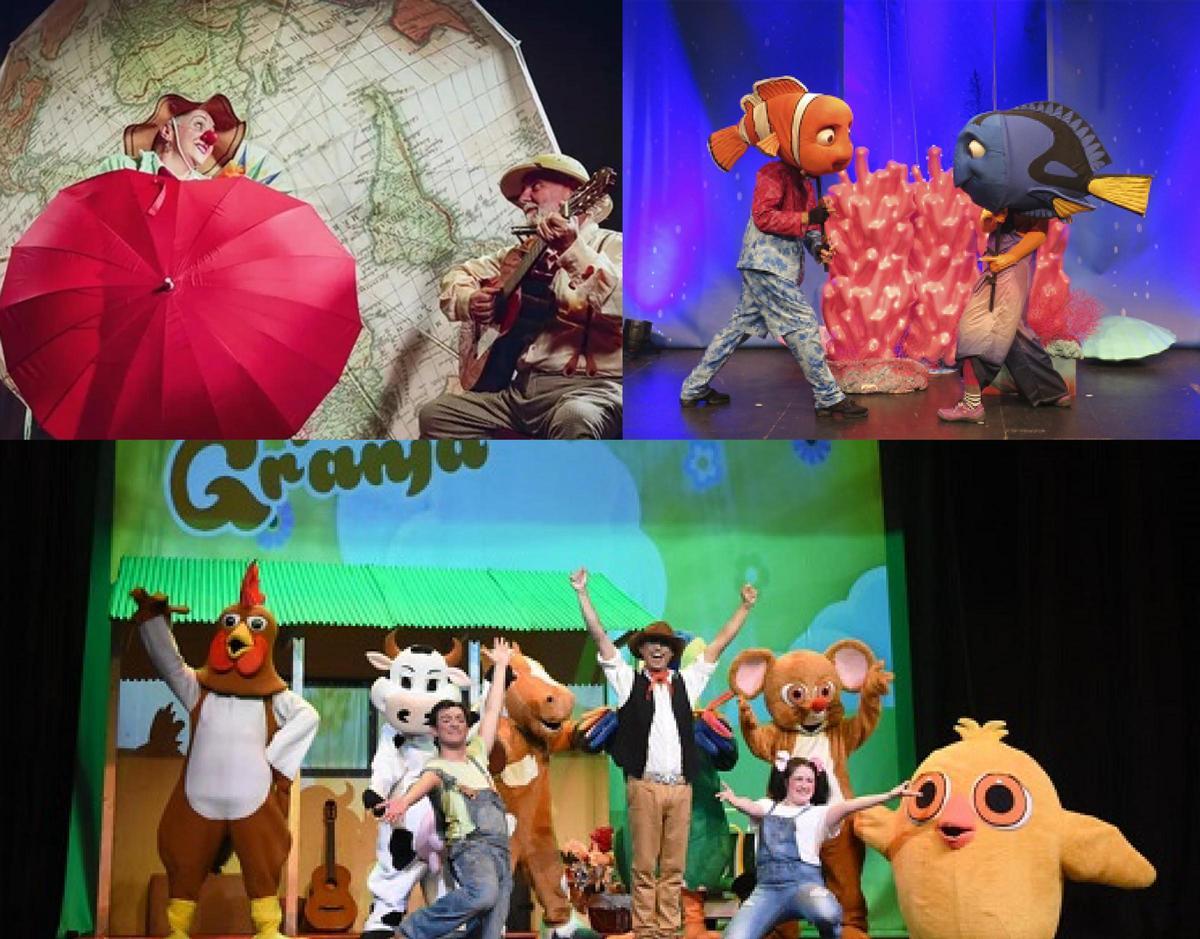 Obras infantiles en el Teatro Avanti y Teatro El Brillante