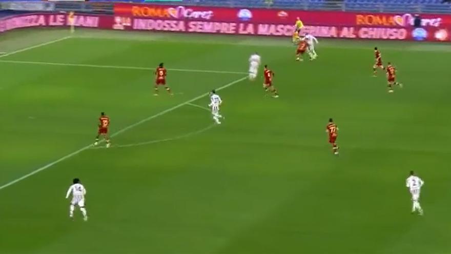 Morata saltó al campo en la segunda parte y revolucionó el partido ante la Roma. ¡Atención a este jugadón!
