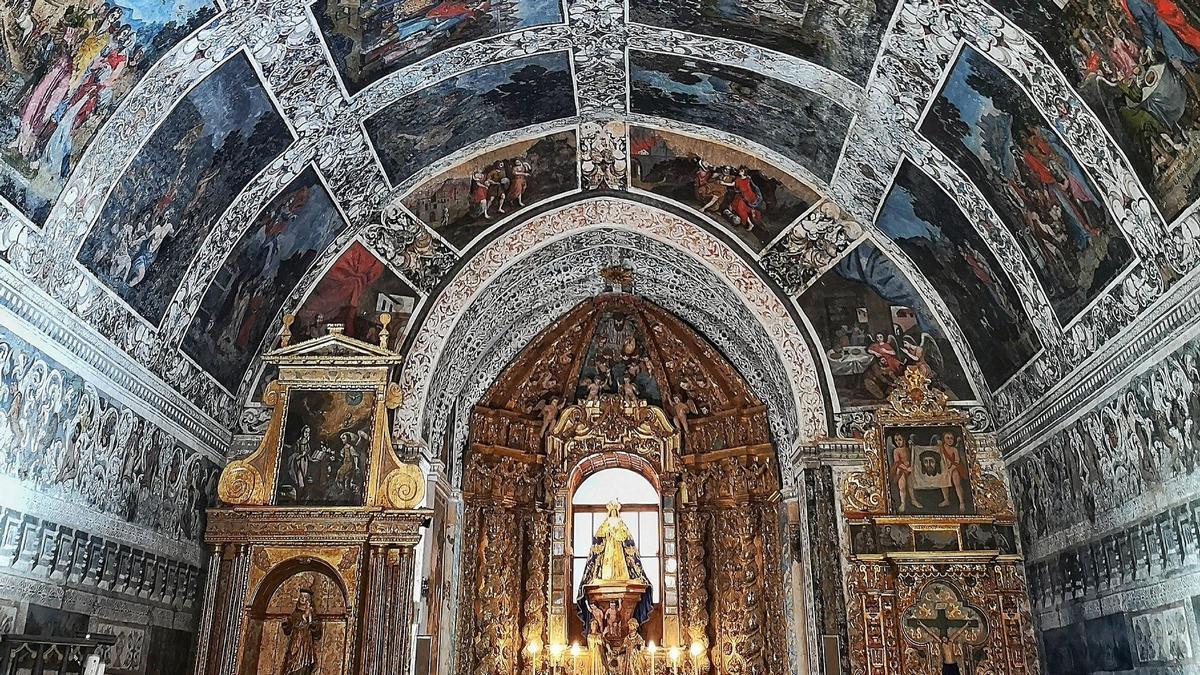 La llaman "la Capilla Sixtina de Extremadura" por la belleza de sus frescos