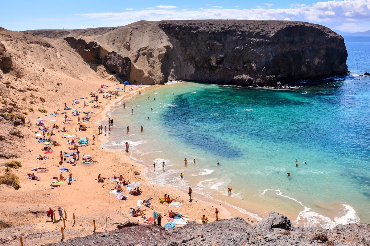 Playa del Papagayo, en Lanzarote.