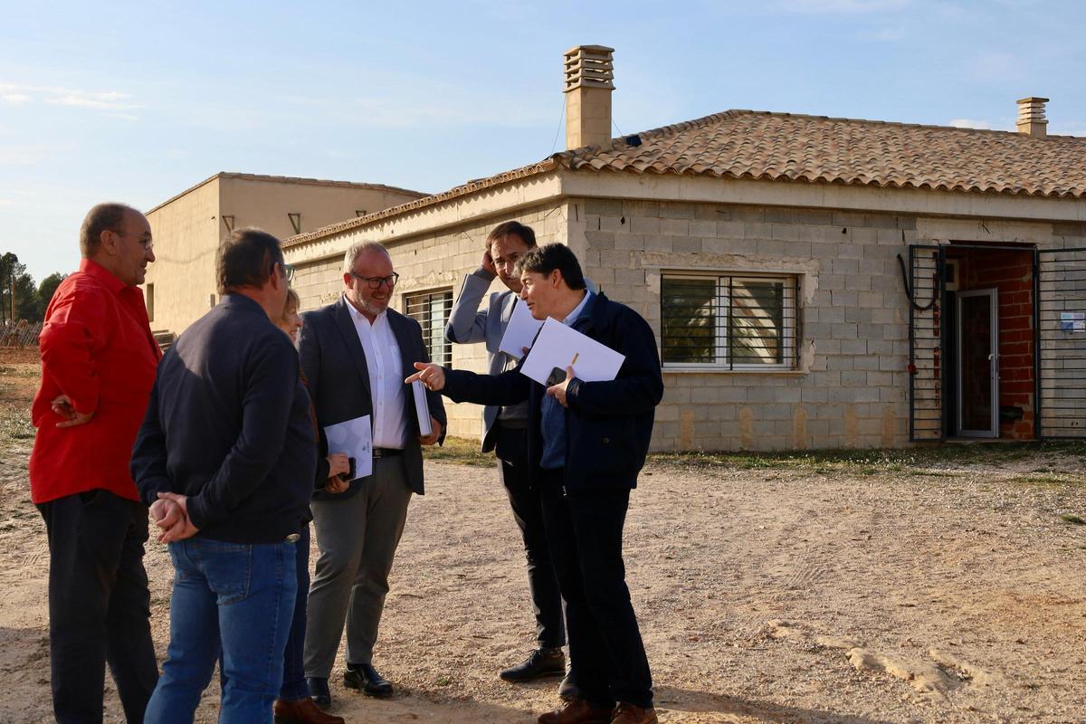 Visita de Avelino Mascarell a Venta del Moro.