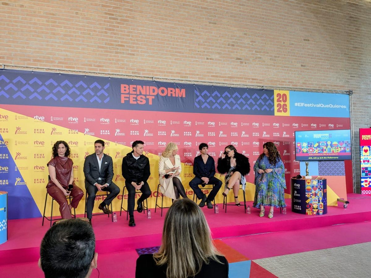 Rueda de prensa de los presentadores del Benidorm Fest