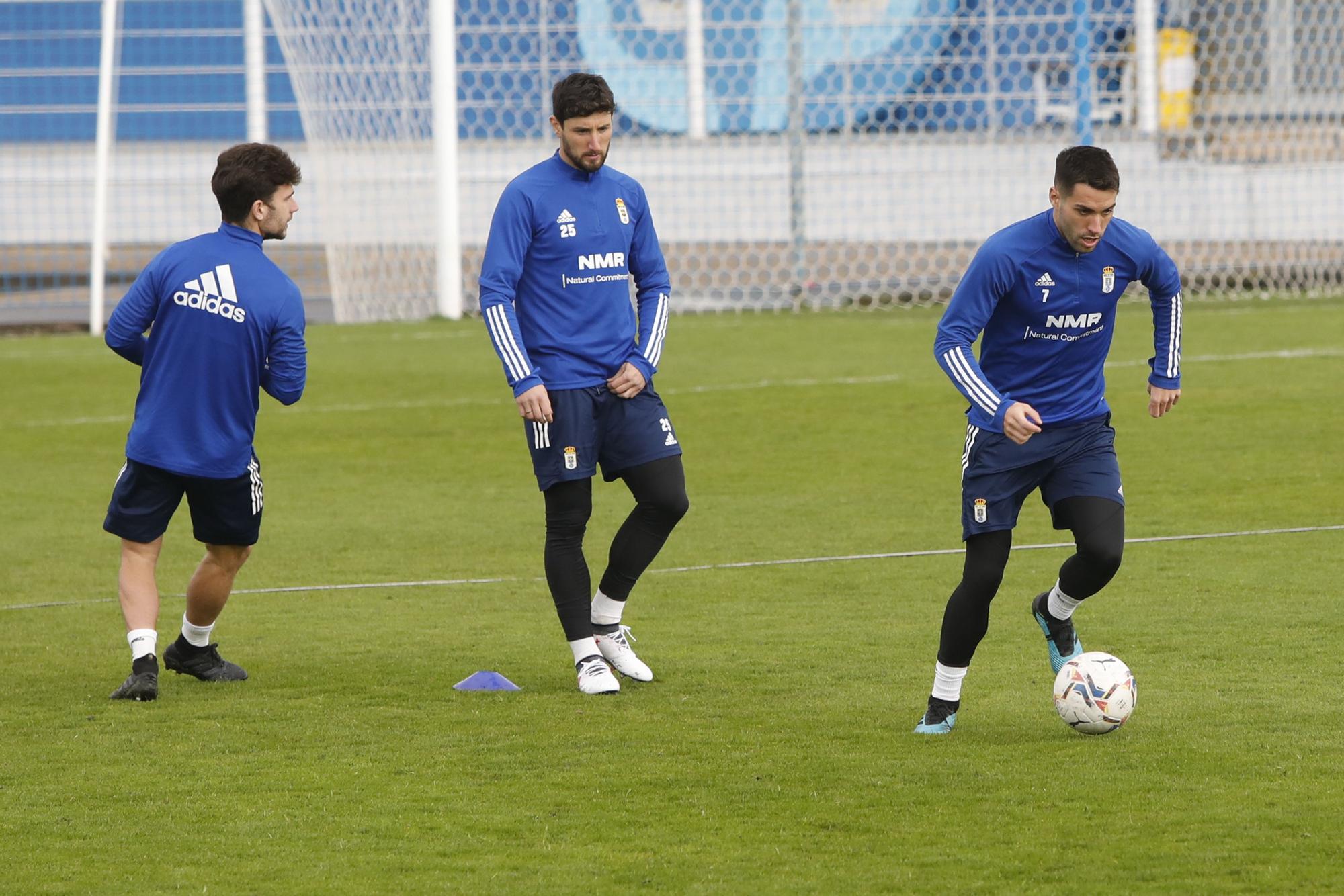 El entrenamiento del Oviedo