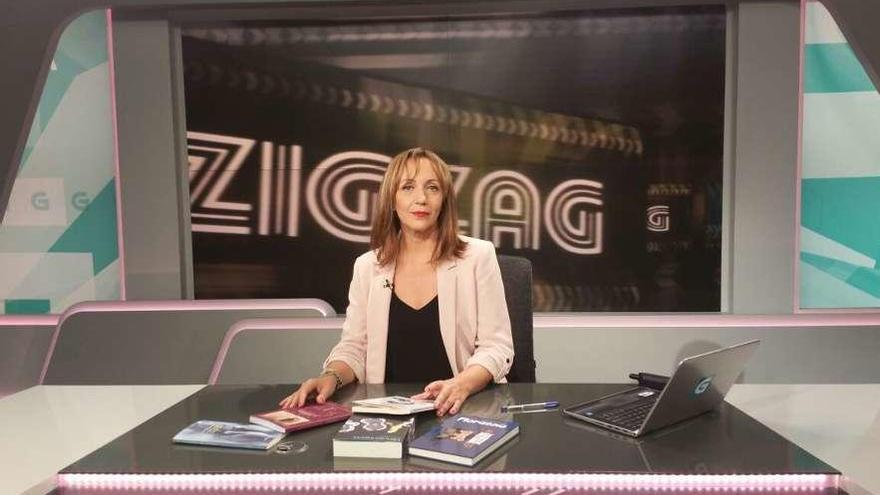 A presentadora do &#039;Zigzag&#039;, Pilar G. Rego.