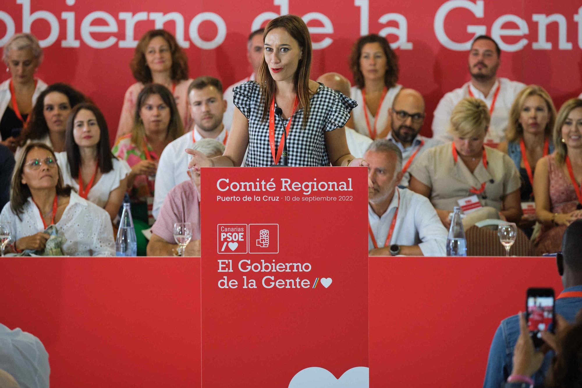 Comité Regional del PSOE de Canarias celebrado en Puerto de la Cruz