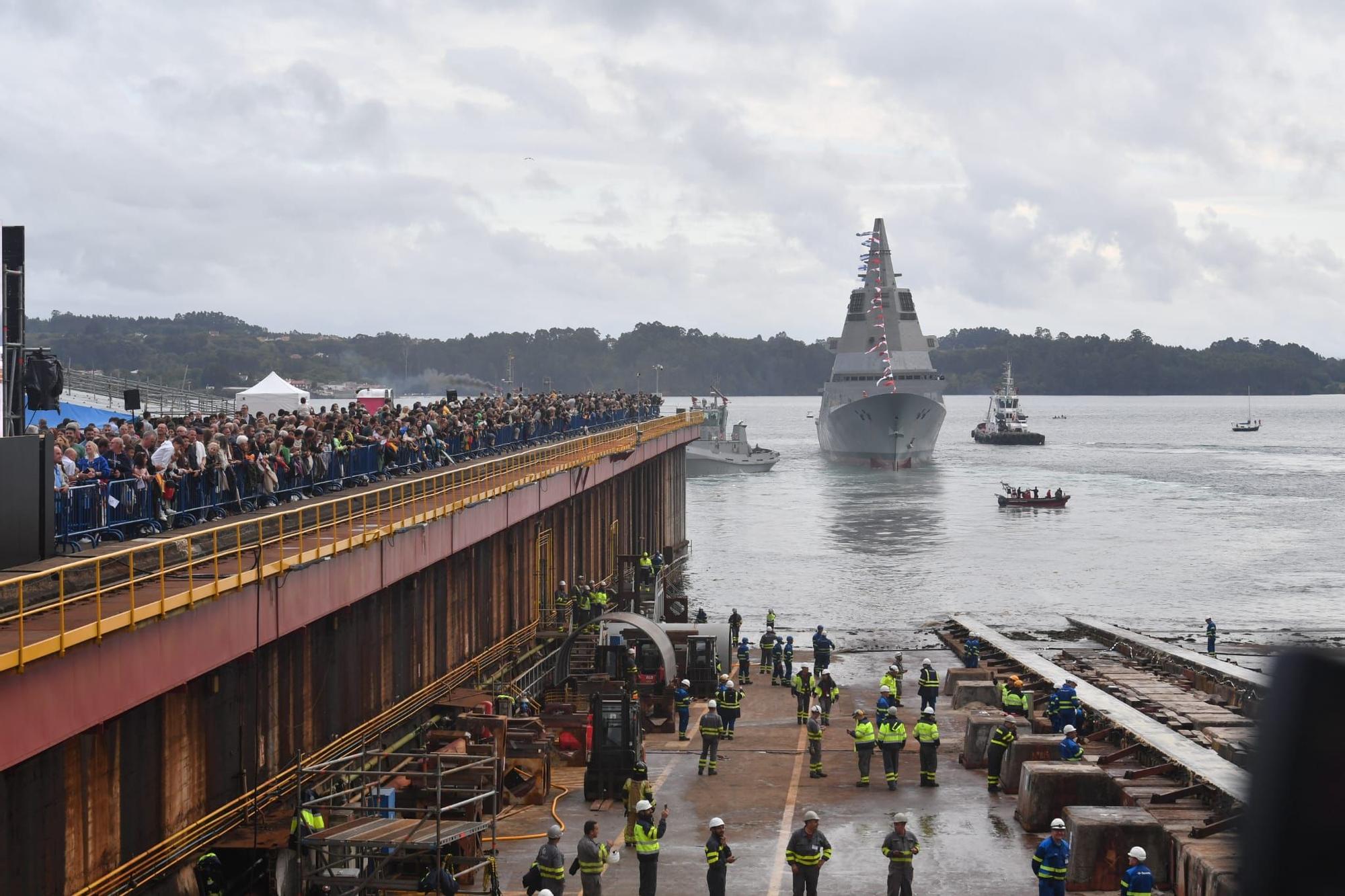 Botadura de la fragata ‘Bonifaz en Ferrol