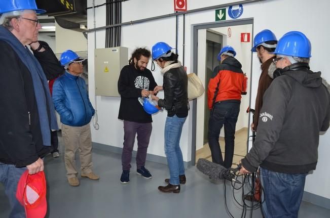 Lunes 16. Visita al Grantecan y rodaje de 'Alienígenas sin piedad'