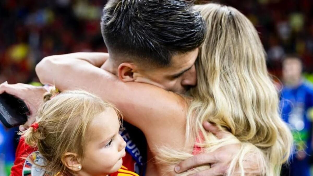 Álvaro Morata dedica un mensaje muy especial a Alice Campello en el cumpleaños de su hija Bella