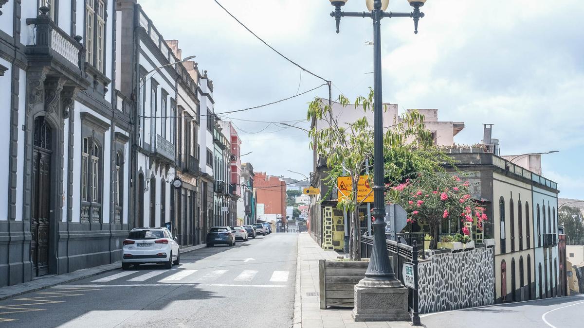 Calle La Heredad, en Arucas.