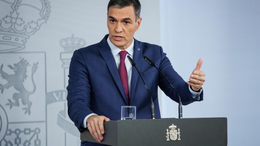 Sánchez comparecerá a las 12:00 horas en Moncloa para anunciar su decisión