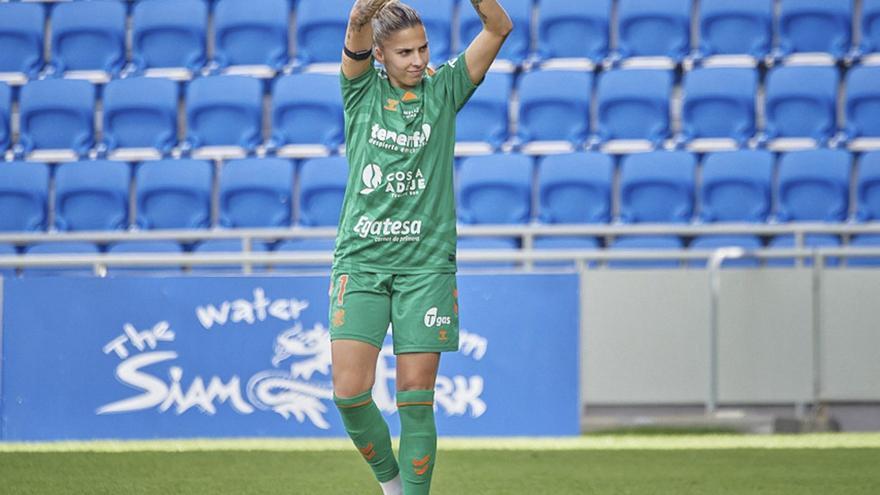 Noelia Ramos, en un partido en el Heliodoro Rodríguez López.  | CD TENERIFE FEMENINO
