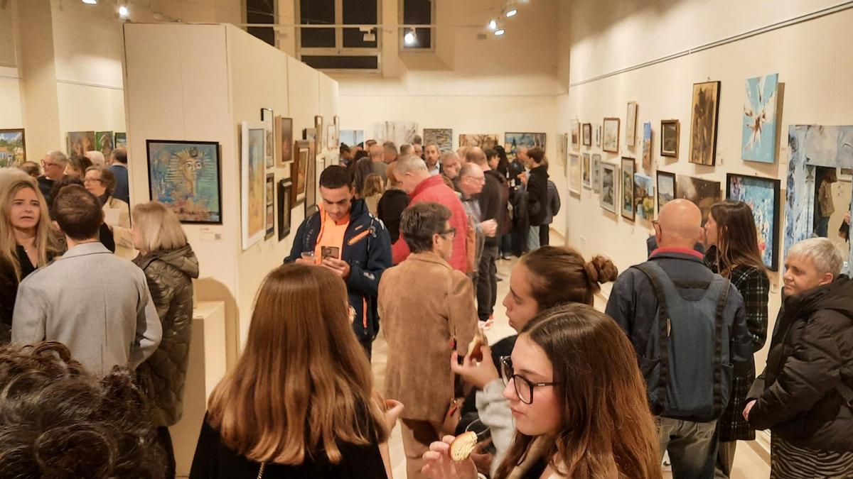 Imatge de la inauguració de l'exposició