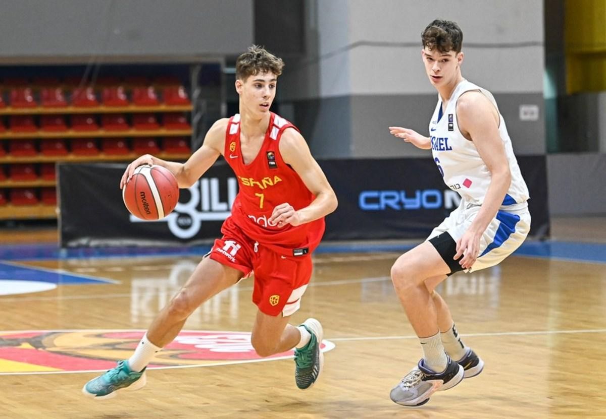 Guillermo del Pino, con la selección española.