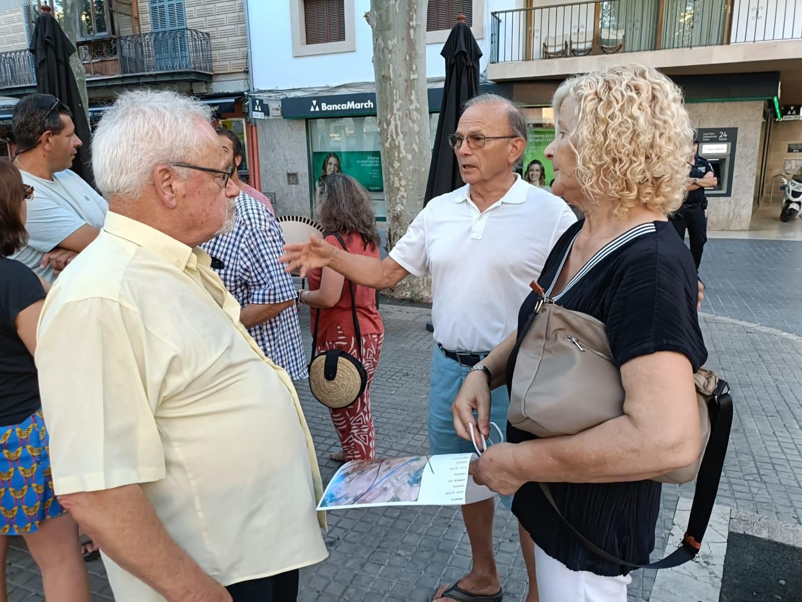 Las imágenes de la protesta de sa Pobla