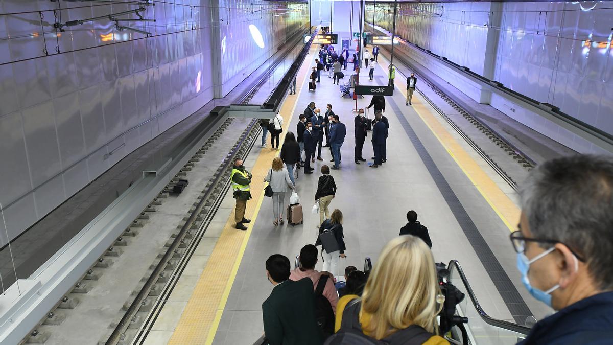 Estación del AVE de León.