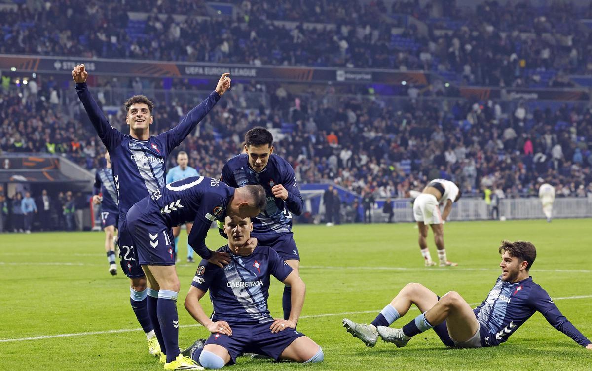 La victoria europea del Celta en Lyon, en imágenes La victoria europea del Celta en Lyon, en imágenes
