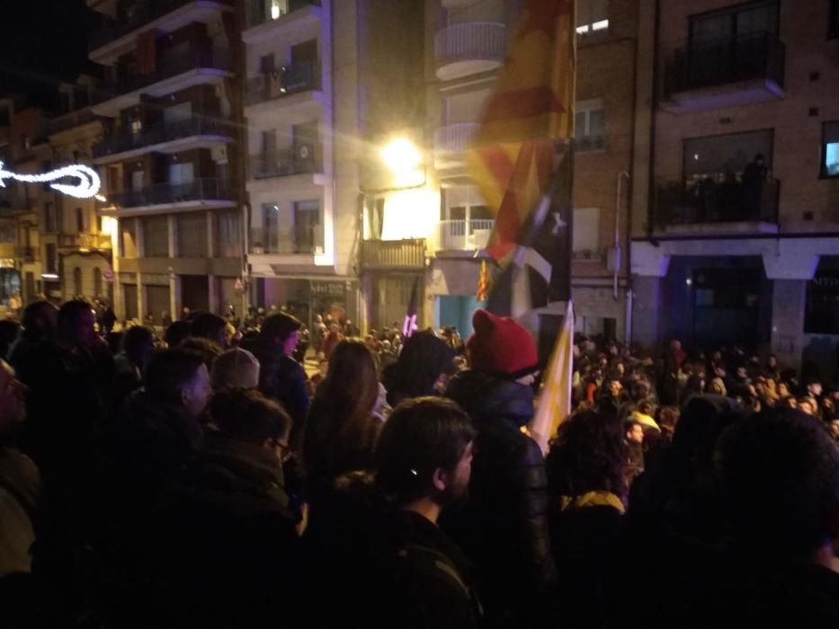 Concentració a Girona pel Consell de Ministres