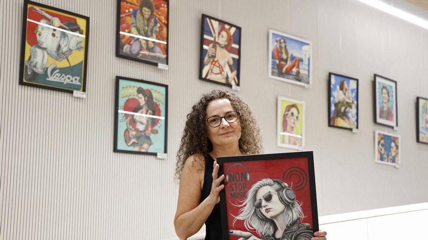 L'artista Carmeta Gironella reivindica el llapis de colors com a eina en una nova exposició