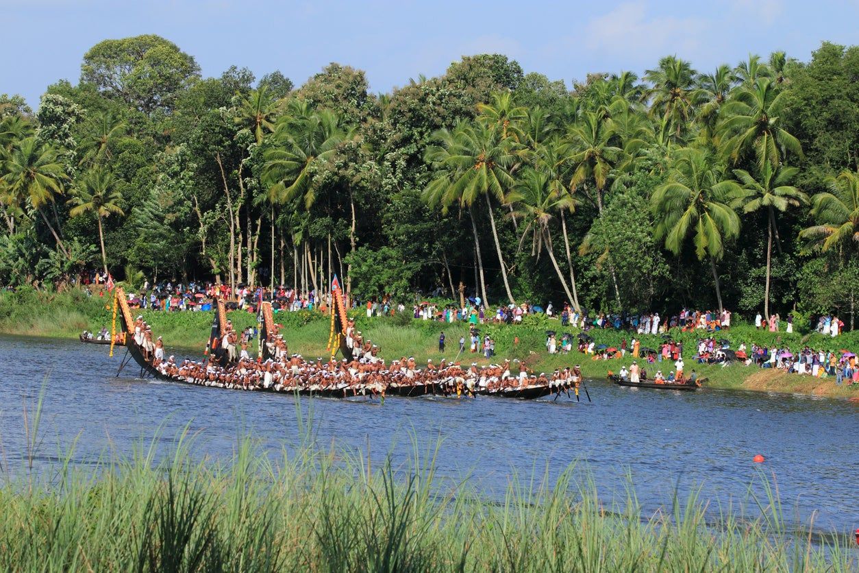 Barcos serpiente en Kerala