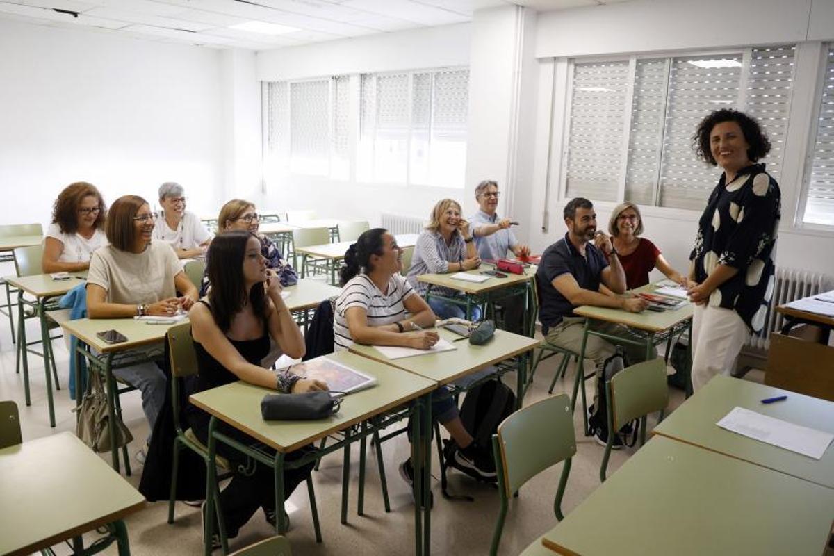 La EOI, en el IES Sánchez Cantón. Gustavo Santos