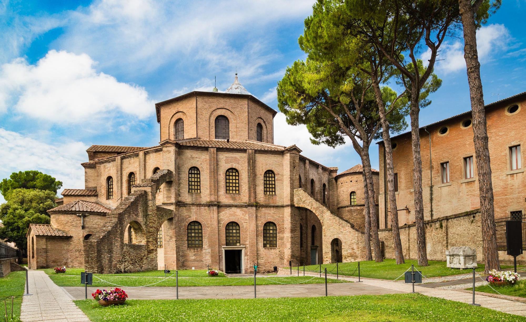 La Iglesia de San Vitale en Ravenna es una de las paradas indispensables en una ruta por Emilia - Romaña