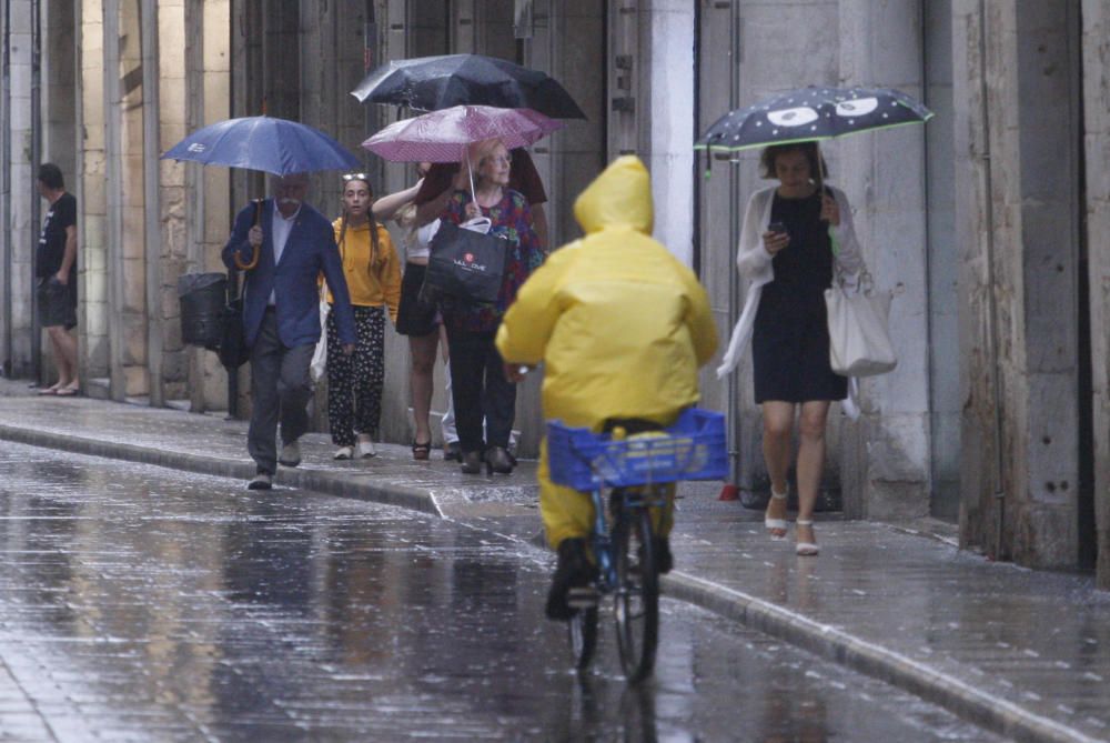 Ruixat a la ciutat de Girona