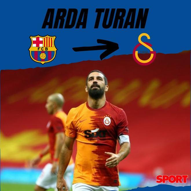 Arda Turan acabó fichando libre por el Galatasaray después de haber pasado un año cedido en el Basaksehir, también turco