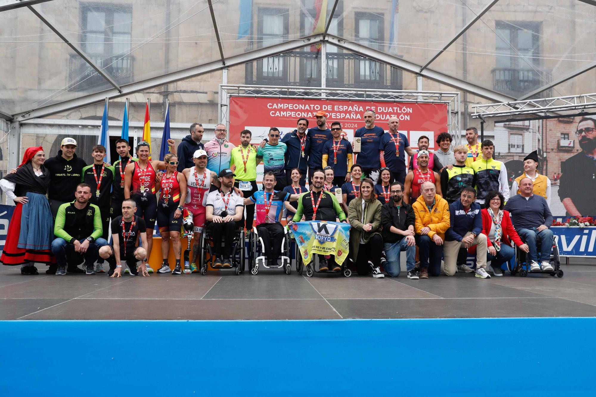 EN IMÁGENES: Así fue la segunda jornada del Campeonato de España de Duatlón en Avilés