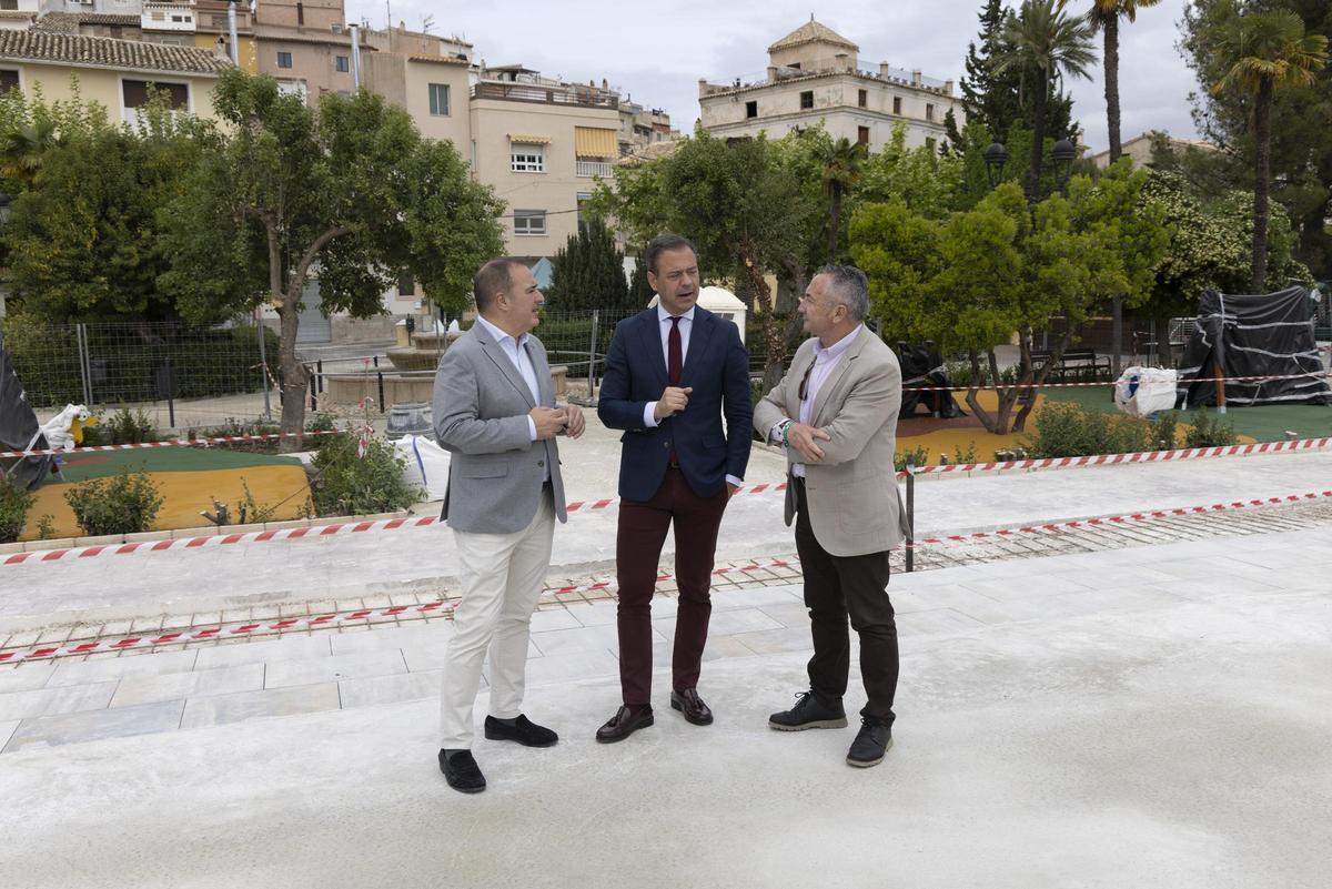 El Plan de Obras de la Comunidad permite renovar infraestructuras y reformar el parque de la Glorieta en Moratalla