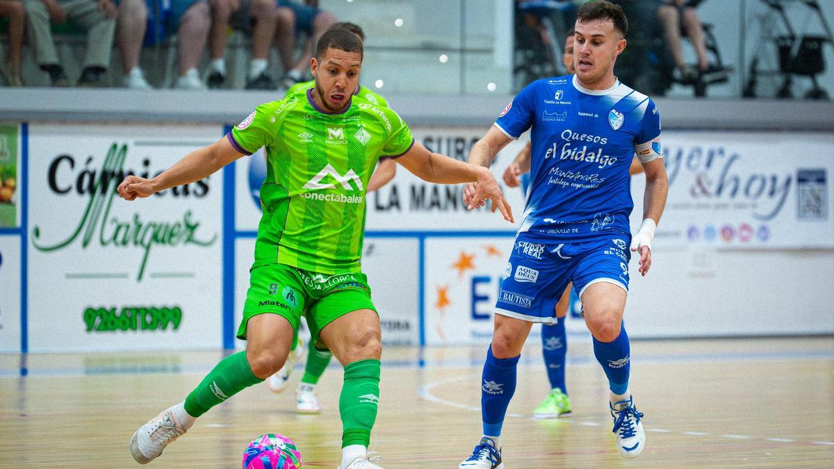 Charuto, durante el partido disputado el lunes ante el Manzanares.