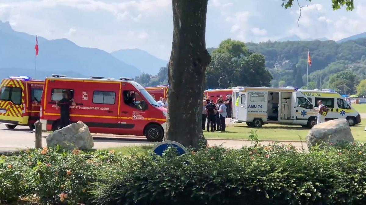 Ataque con cuchillo en un parque infantil en Annecy (Francia)